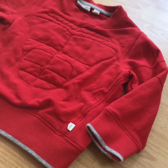BabyGAP DC Marvel Red Muscle Sweatshirt Size 3 Years - Picture 4 of 8